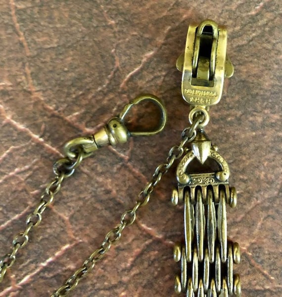 Vintage H&H Pocket Watch Fob             963 - image 7