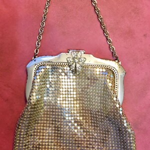 Vintage Rhinestone Whiting and Davis Evening Purse image 4