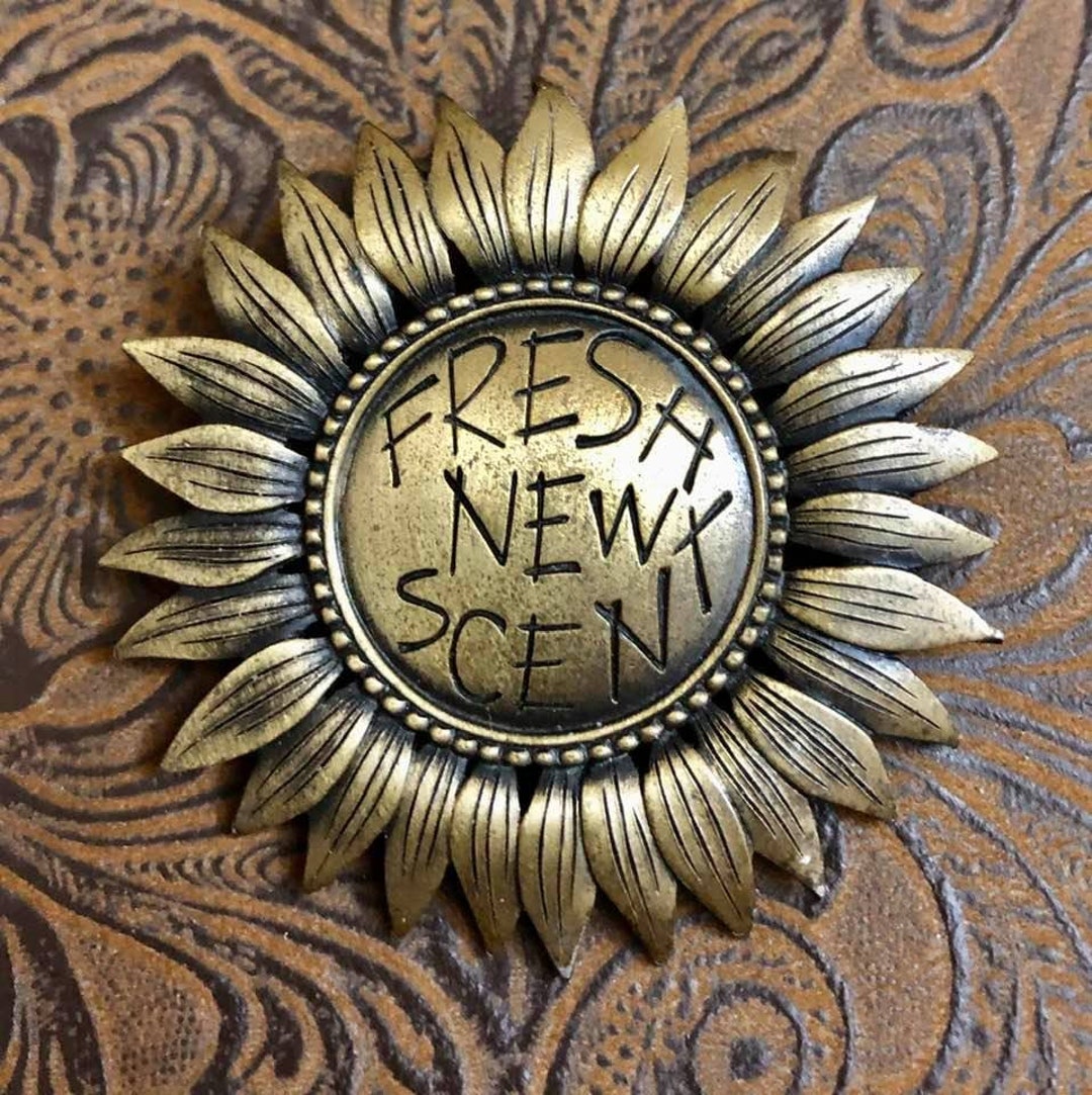 Vintage JJ Sunflower Brooch 221 - Etsy