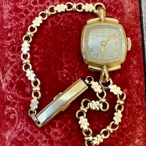 Vintage Ladies Wittnauer Swiss 10K Gold Filled Watch                              GF7
