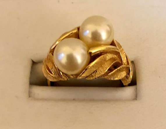 Vintage AVON Kunstperlen Ring Etsy