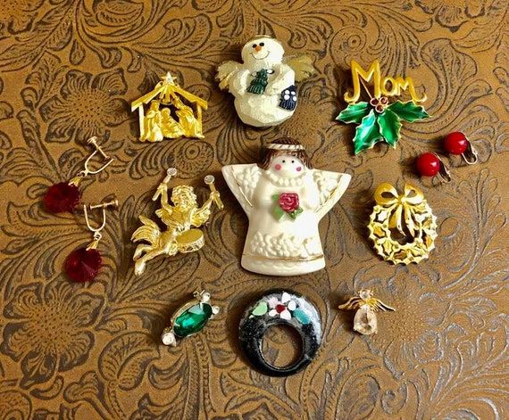 Vintage Assortment Brooches 229 - Etsy