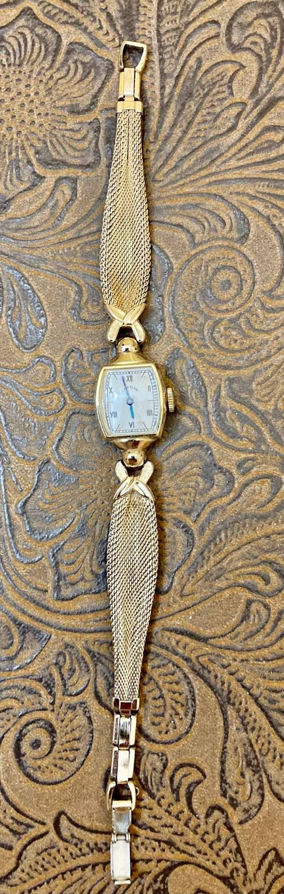 Vintage Lady Elgin 14K Gold Filled Watch         … - image 3