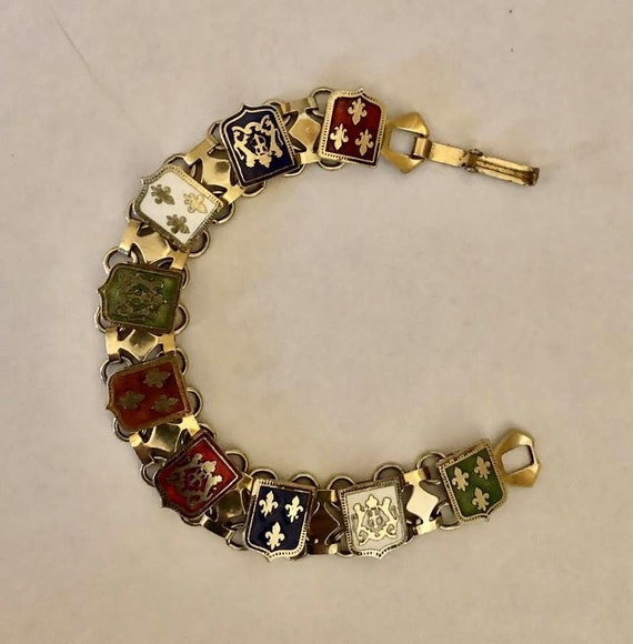 Vintage Coat of Arms Bracelet               734 - image 4