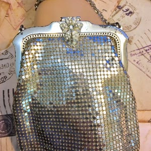 Vintage Rhinestone Whiting and Davis Evening Purse image 1