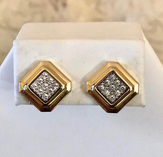 Avon clearance diamond earrings