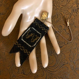 Vintage Bates & Bacon Beaded Watch Fob             967