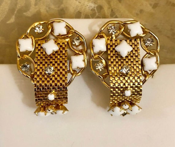 Vintage Hobe Earrings        552 - image 1