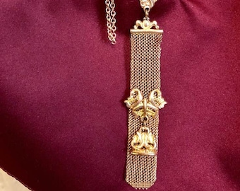 Vintage Bates & Bacon Mesh Watch Fob              983