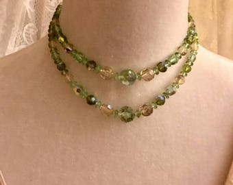 Vintage Beaded Necklace         464