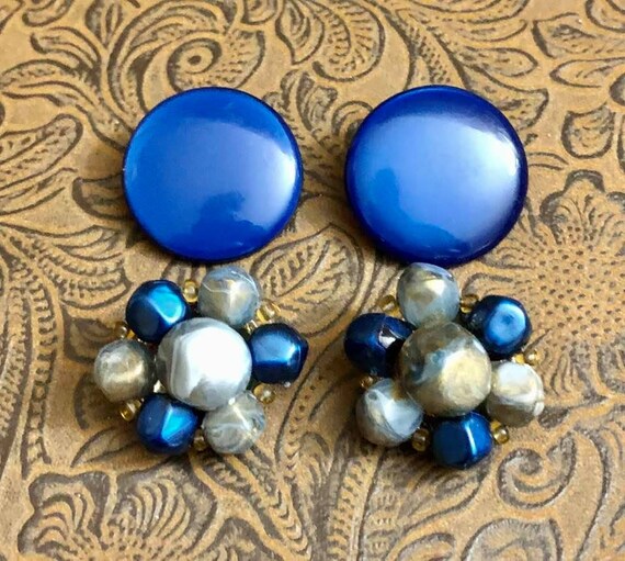 Vintage Lisner Earrings Clip Ons Gem vintage lisner earrings clip ons gem
