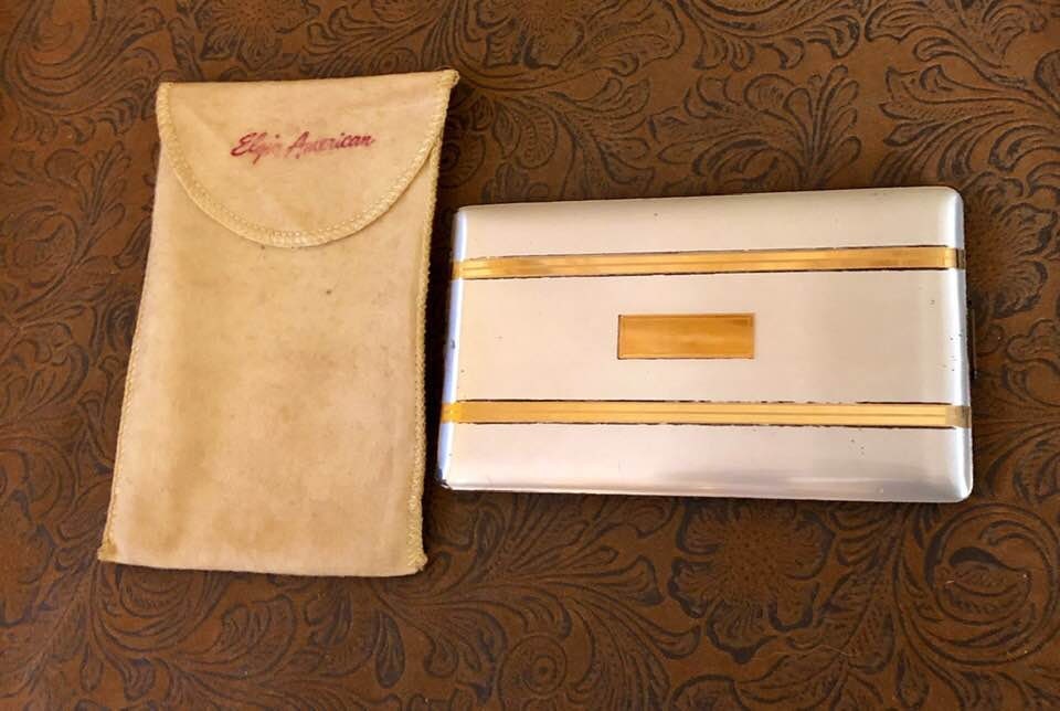 Vintage Elgin American Cigarette Case 988