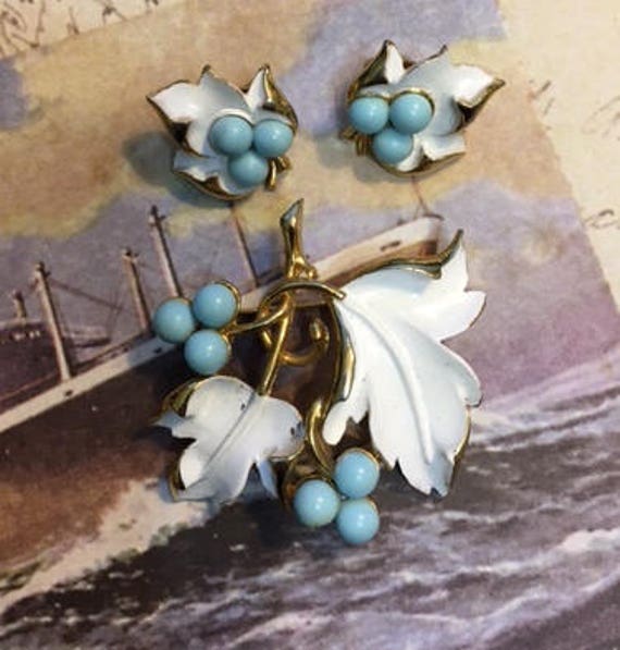 Vintage Sarah Coventry Placid Beauty Jewelry Set … - image 4