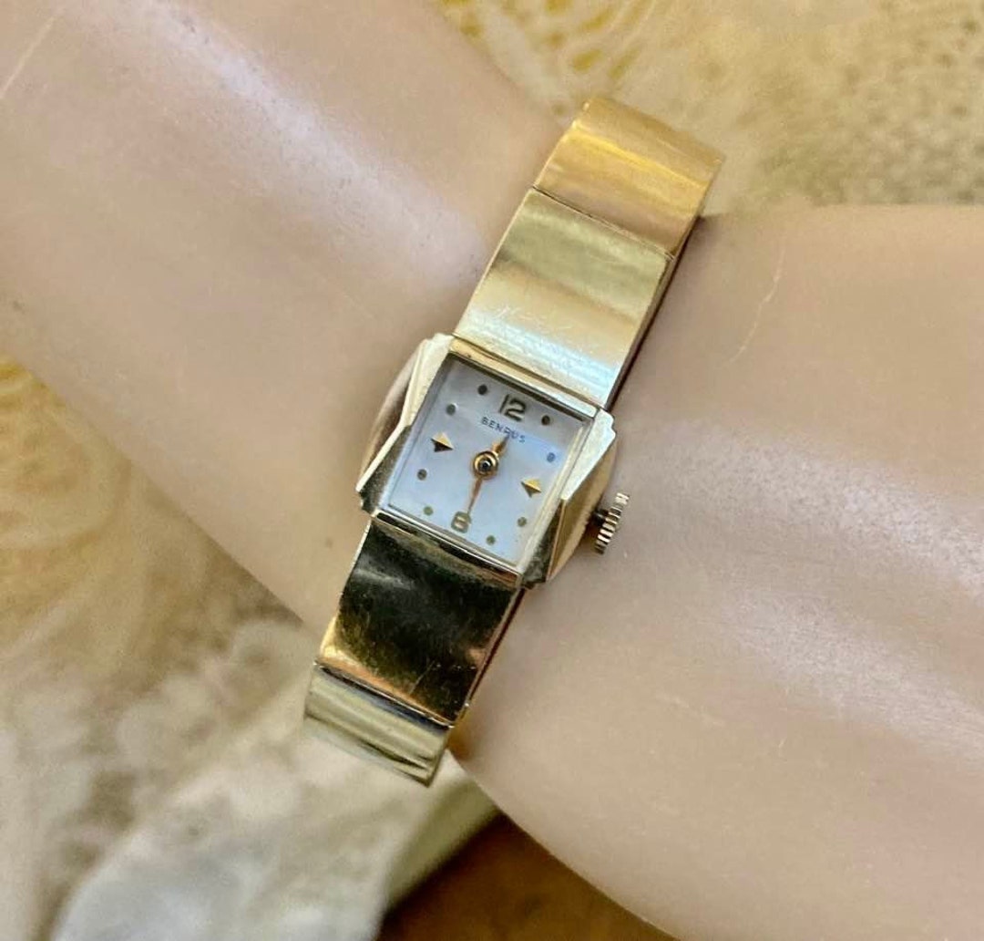 Vintage Ladies BENRUS 10K Gold Filled Watch GF1 Etsy Canada