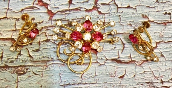 Vintage Antoinette Gold Filled Jewelry Set       … - image 4