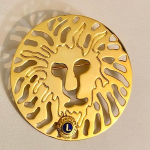 Vintage Lions Club Brooch       654