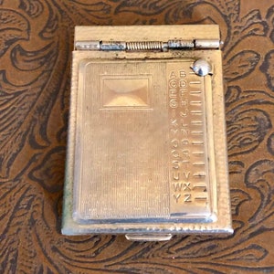Vintage Miniature Personal Telephone Index      1028
