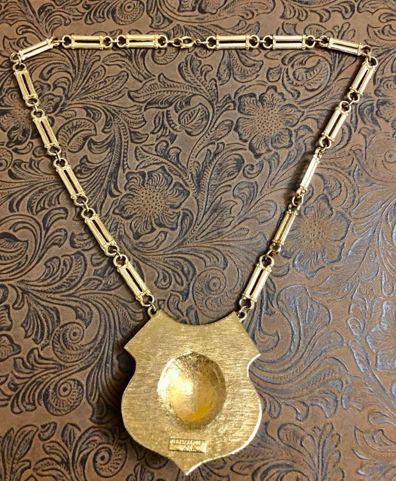Vintage Accessocraft N.Y.C Lion Necklace 751 - Etsy