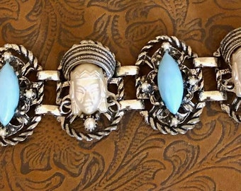 Vintage SELRO Asian Princess Bracelet