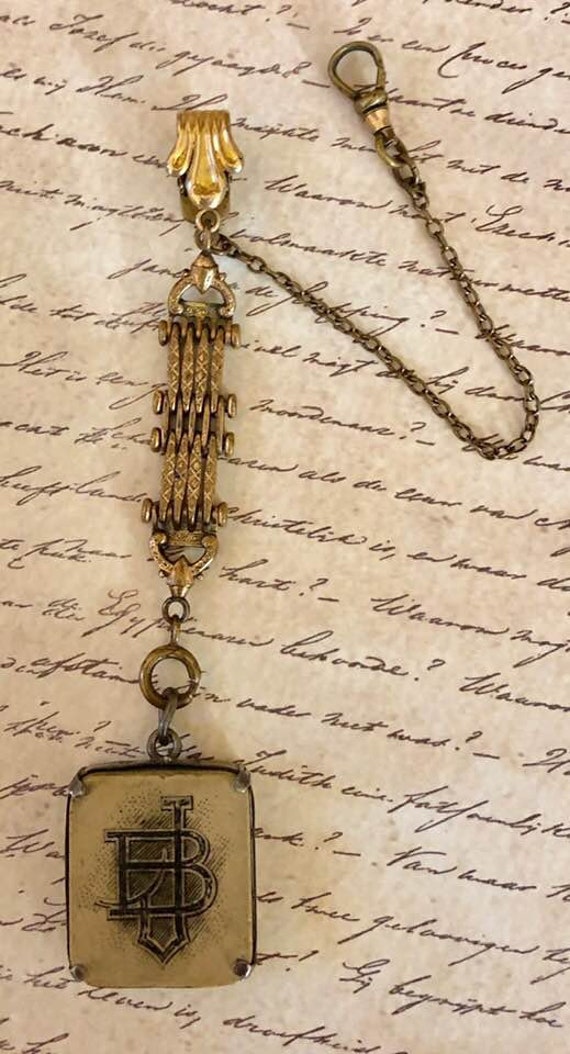 Vintage H&H Pocket Watch Fob             963 - image 8