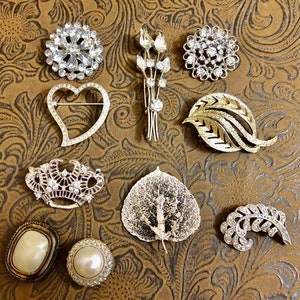 Vintage Assortment Brooches                                  131