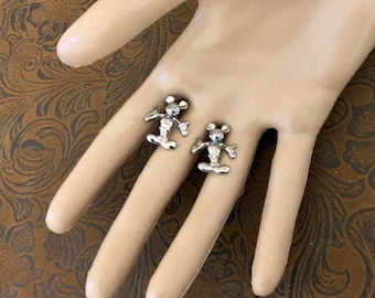 Vintage Mickey Mouse Pierced Earrings