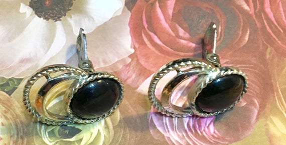 Vintage Sarah Coventry Black Earrings       553 - image 5