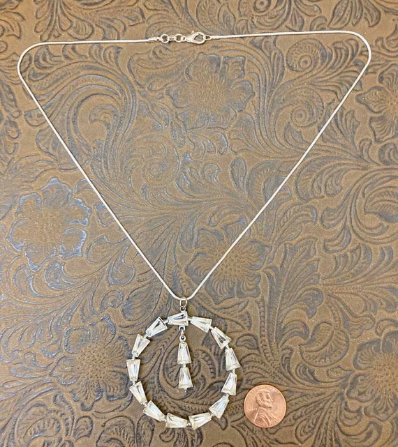 Vintage Hattie Carnegie Rhinestone Necklace      … - image 10