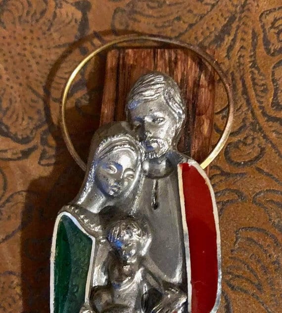 Vintage Saints Medals Earrings           628 - image 6