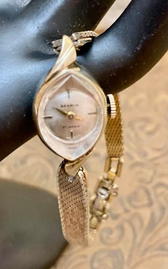 Vintage BENRUS 10K Gold Filled Watch              