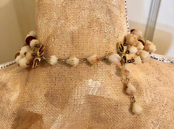 Vintage Deauville Three-Strand Beaded Choker and … - image 7