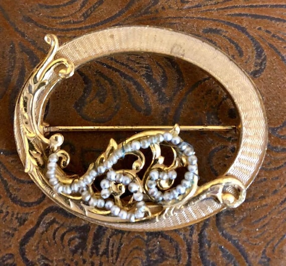 Vintage Miriam Haskell Brooch        207 - image 5