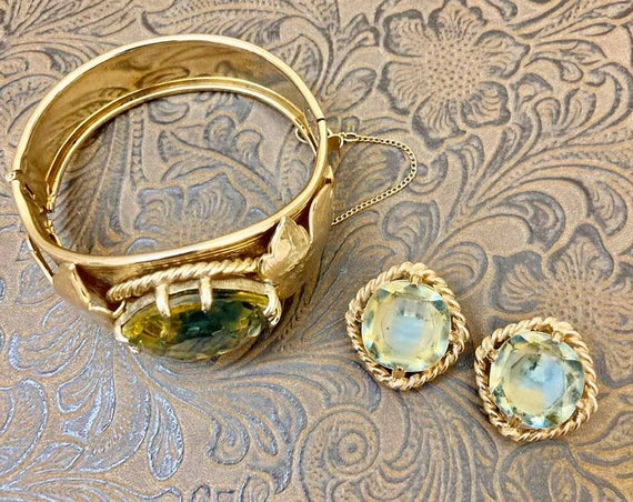 Vintage Sarah Coventry Versailles Gold Tone Jewel… - image 7