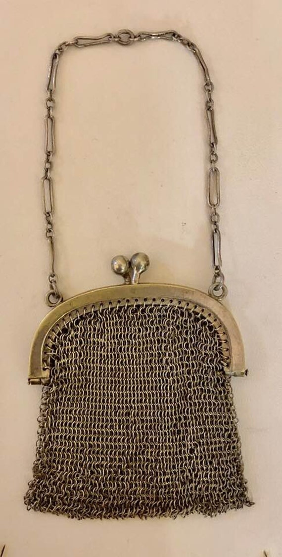 Vintage Ernst Gideon Bek Mesh Chatelaine Purse