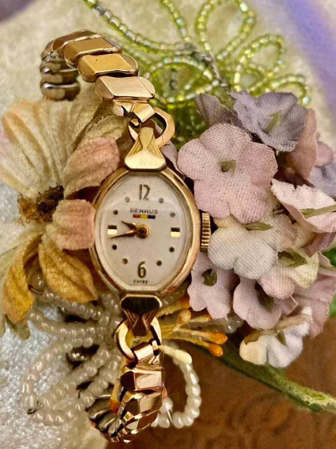 Vintage BENRUS 10K Gold Filled Watch GF35 - Etsy