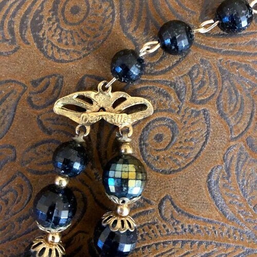 Vintage Deauville Double-Strand Beaded shops Choker and Earring Set 852