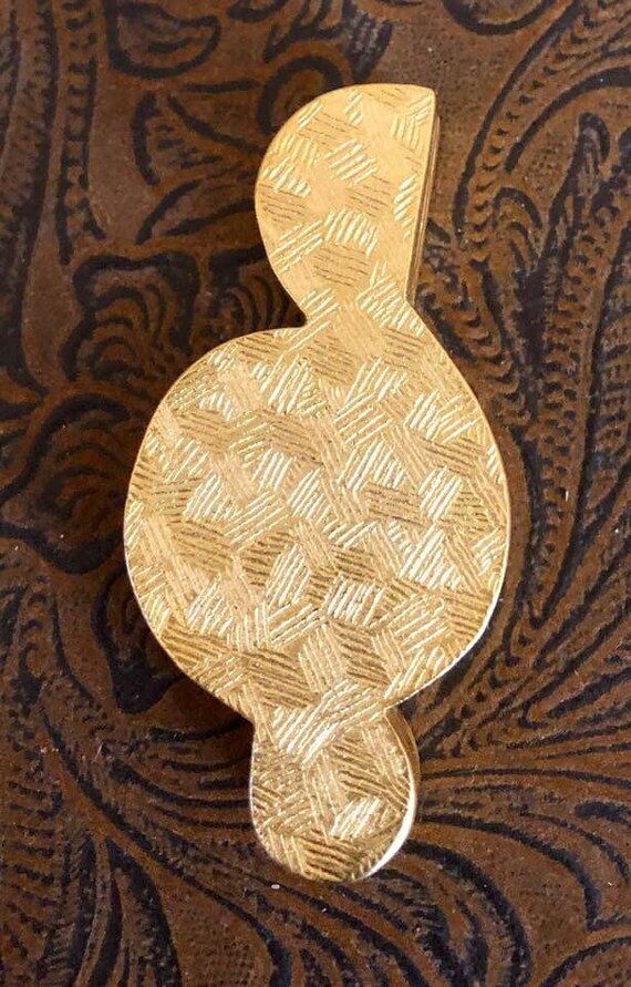 Vintage Bob Mackie Musical Note Trinket Box - Gem