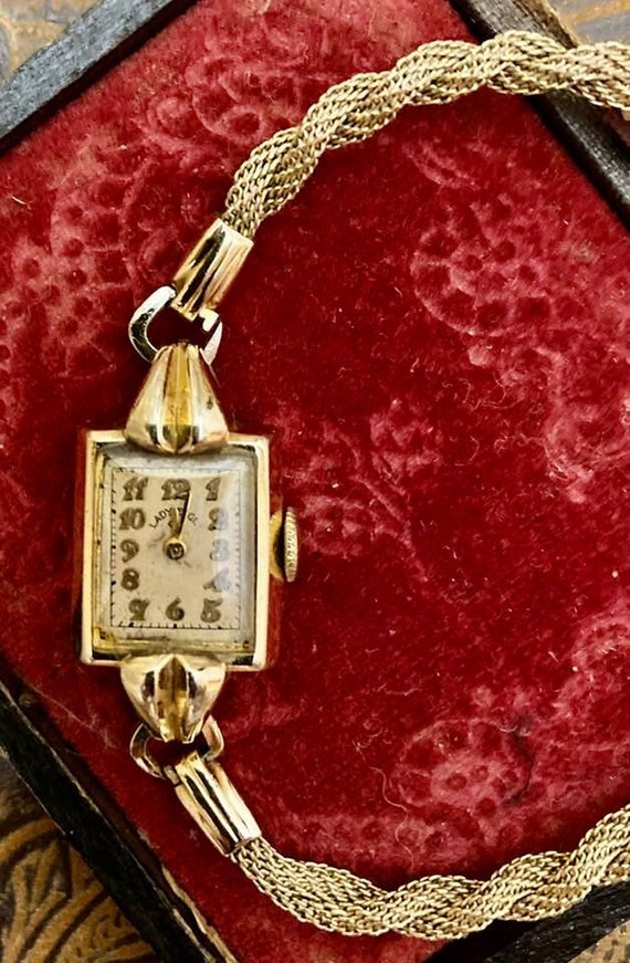 Vintage Lady Elgin 14K Gold Filled Watch          