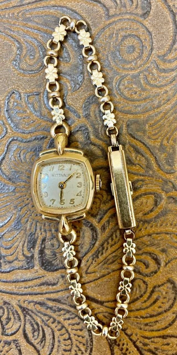 Vintage Ladies Wittnauer Swiss 10K Gold Filled Wa… - image 4