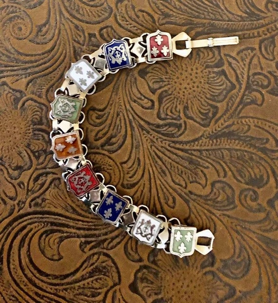 Vintage Coat of Arms Bracelet               734 - image 3