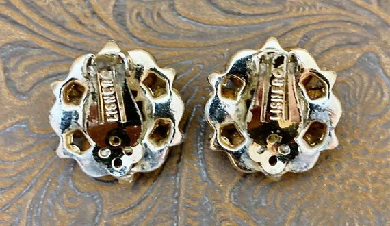 Vintage Lisner Clip Earrings                     … - image 6