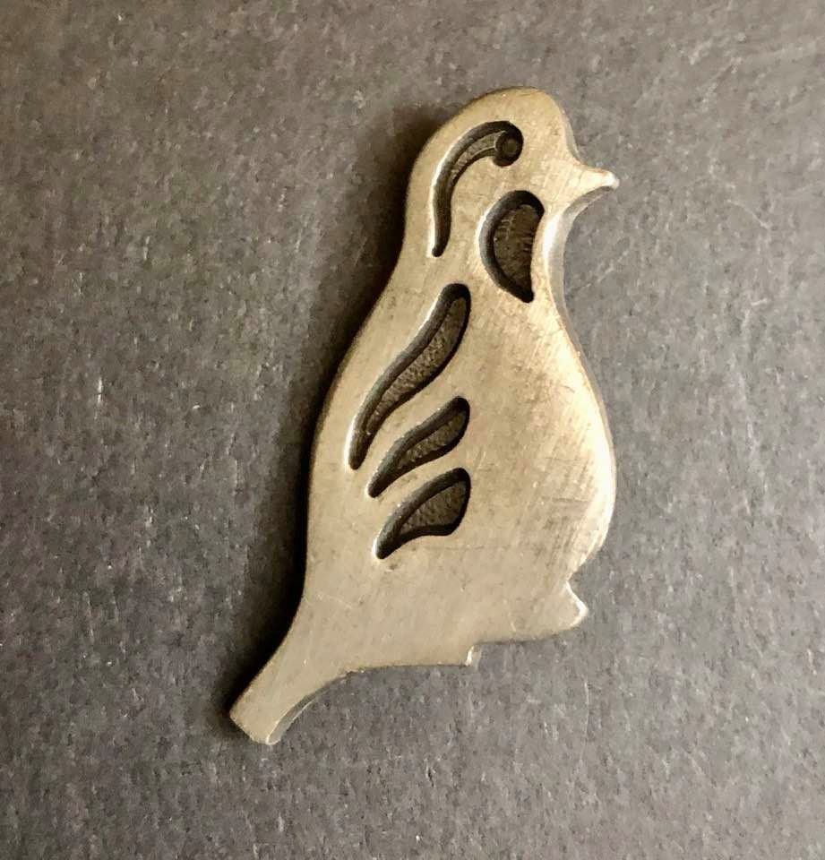 Vintage Rune Tennesmed Pewter Bird Brooch 238 | Etsy