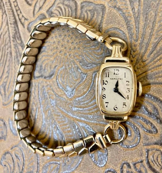 Vintage Hamilton 10K Gold Filled Watch … Gem