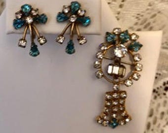 Vintage gold filled Demi Parure-sieradenset GF41