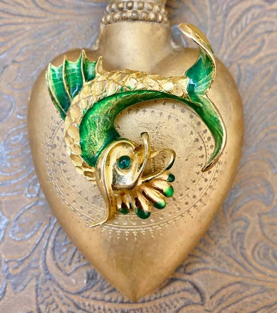 Vintage Hattie Carnegie Sailfish Brooch          … - image 3