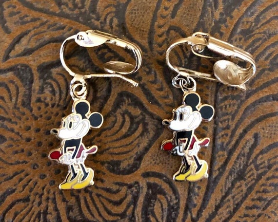Vintage Minnie Mouse Clip Earrings - image 8