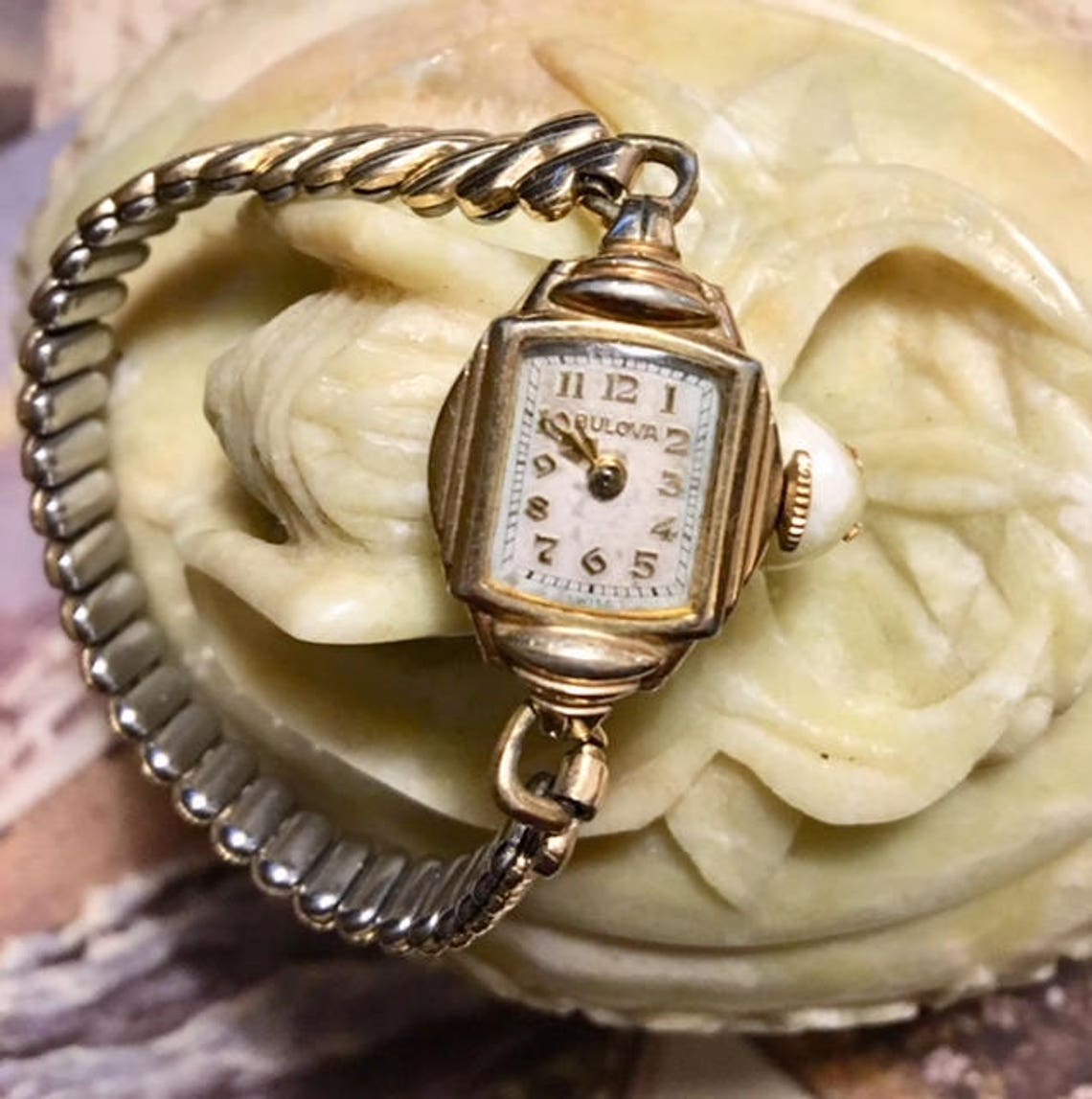 Vintage Ladies Bulova 10K Rolled Gold Plate Watch 1940 Etsy