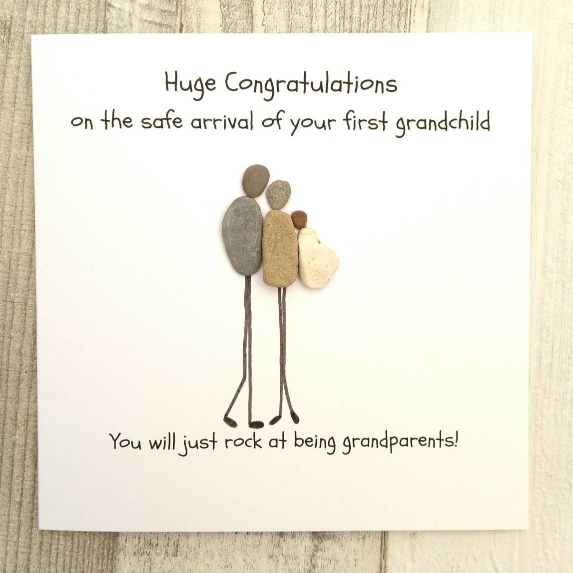 First grandchild card congratulations grandparents new Etsy