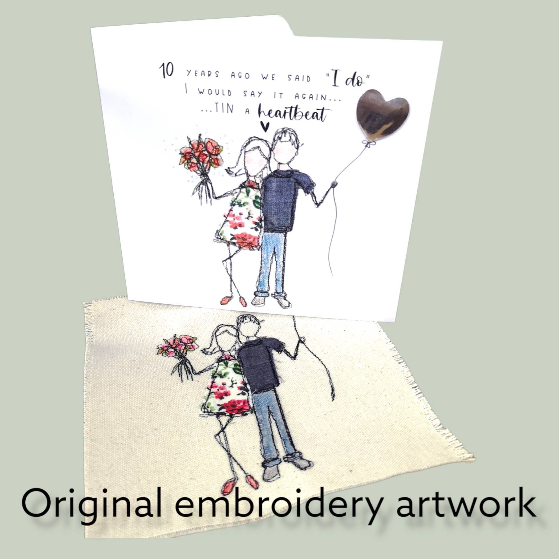 Anniversary Card For Husband - Laser Engraved Metal Wallet Insert Card, Love Note Gift For Him - View #6