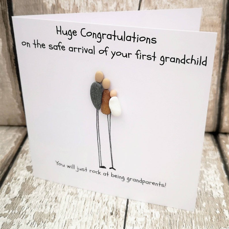 First grandchild card congratulations grandparents new Etsy
